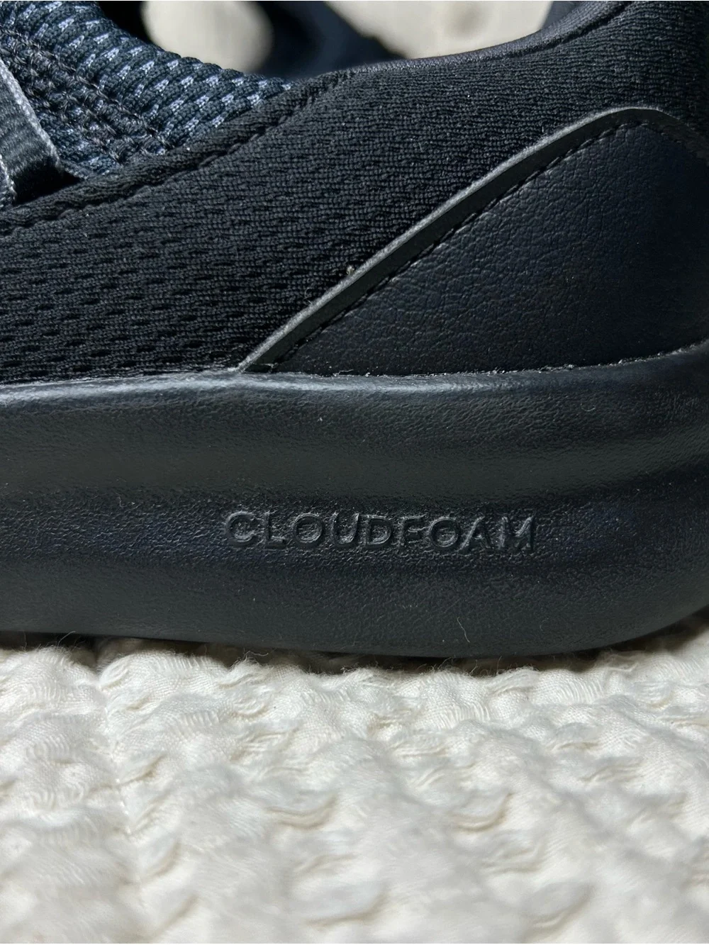 Adidas Bluish/Black Slip-On Athletic Sneakers